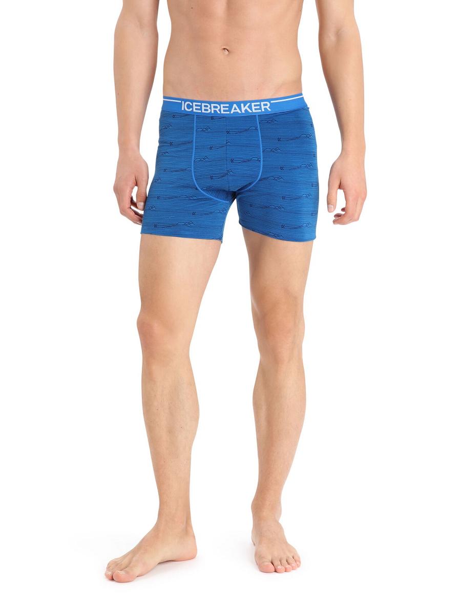 Icebreaker Merino Anatomica Boxers Miesten Alusvaatteet Laivastonsininen | FI 1310YXFU